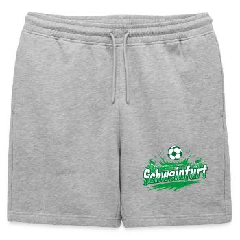 Produits dérivés du football de Schweinfurt - Short de survêtement homme premium - gris chiné - Devant - AI Model Male 178 light (178cm)