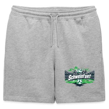 Schweinfurt Football Tshirt Autocollant Autocollant Shir - Short de survêtement homme premium - gris chiné - Devant - AI Model Male 178 light (178cm)