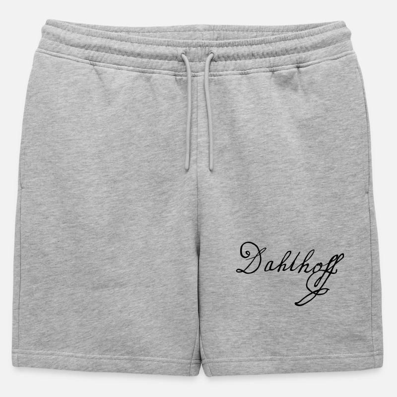 Dahlhoff - Männer Premium Organic Sweatshorts - Grau meliert