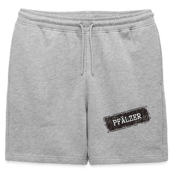 Conception d'impression régionale du Palatinat - Short de survêtement homme premium - gris chiné - Devant - AI Model Male 178 light (178cm)