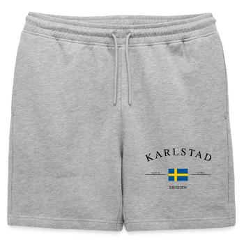 Karlstadt, Allemagne – Souvenir et cadeau de Noël - Short de survêtement homme premium - gris chiné - Devant - AI Model Male 178 light (178cm)