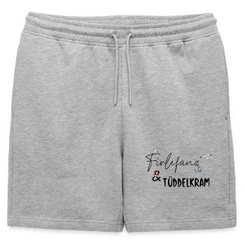 Frippery & Tinkering Nordic - Mens' Premium Organic Sweatshorts - heather grey - Front - AI Model Male 178 light (178cm)