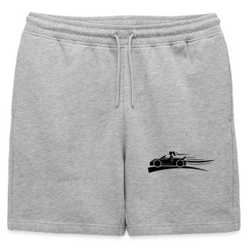 Voiture Femme Gaz Voiture de Sport - Short de survêtement homme premium - gris chiné - Devant - AI Model Male 178 light (178cm)