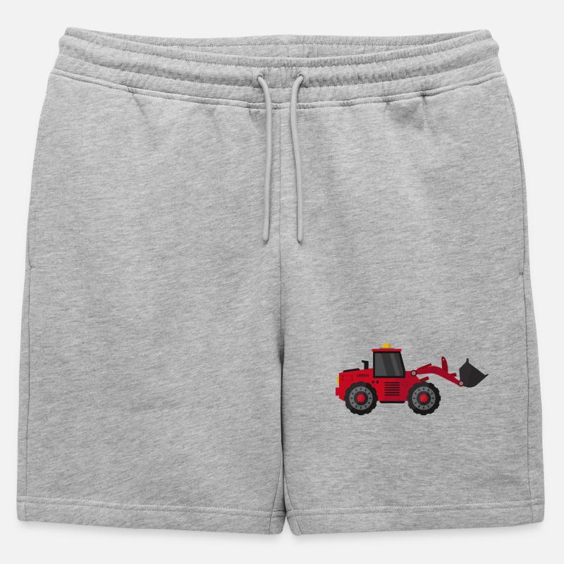 Bagger - Männer Premium Organic Sweatshorts - Grau meliert