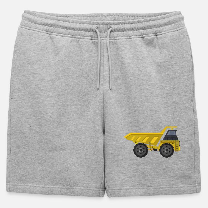 Kipper - Männer Premium Organic Sweatshorts - Grau meliert