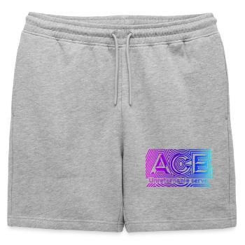Tennis ACE , for fans of perfect serves - Mens' Premium Organic Sweatshorts - heather grey - Front - AI Model Male 178 light (178cm)
