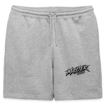 Master 2026 - Mens' Premium Organic Sweatshorts - heather grey - Front - AI Model Male 178 light (178cm)