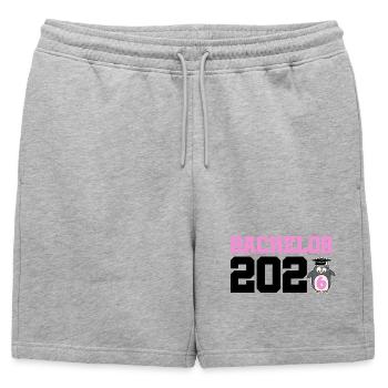 Licence 2026 Remise des diplômes - Short de survêtement homme premium - gris chiné - Devant - AI Model Male 178 light (178cm)