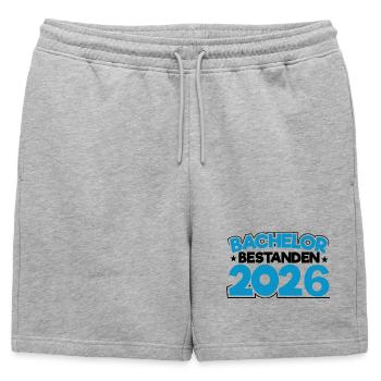 Licence 2026 Remise des diplômes - Short de survêtement homme premium - gris chiné - Devant - AI Model Male 178 light (178cm)