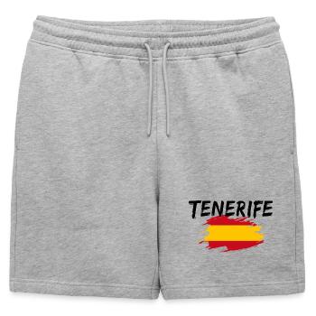 Île de Tenerife Espagne Tenerife - Short de survêtement homme premium - gris chiné - Devant - AI Model Male 178 light (178cm)