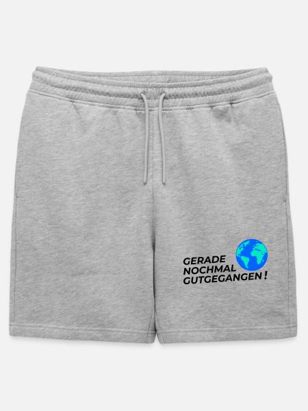 Went well again - Mens' Premium Organic Sweatshorts - heather grey