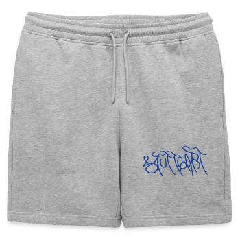 Cadeau pour de vrais Stuttgarters - Short de survêtement homme premium - gris chiné - Devant - AI Model Male 178 light (178cm)