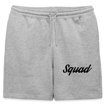 Squad - Mens' Premium Organic Sweatshorts - heather grey - Front - AI Model Male 178 light (178cm)