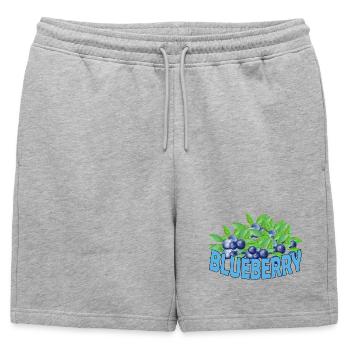 Myrtille - Short de survêtement homme premium - gris chiné - Devant - AI Model Male 178 light (178cm)