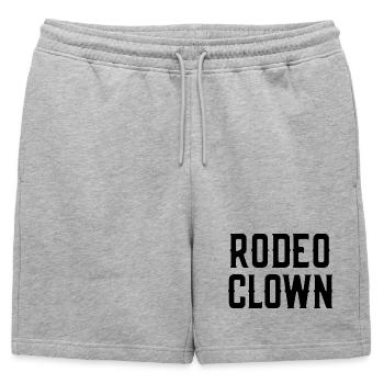 Costume de Clown de rodéo Clown de rodéo d’Halloween - Short de survêtement homme premium - gris chiné - Devant - AI Model Male 178 light (178cm)