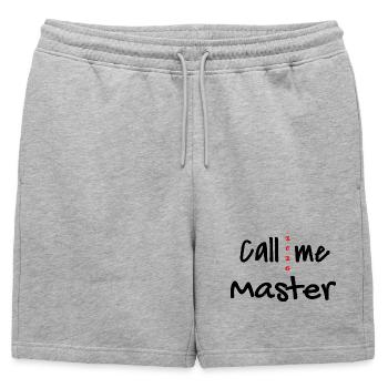 Master 2026 Diplôme - Short de survêtement homme premium - gris chiné - Devant - AI Model Male 178 light (178cm)