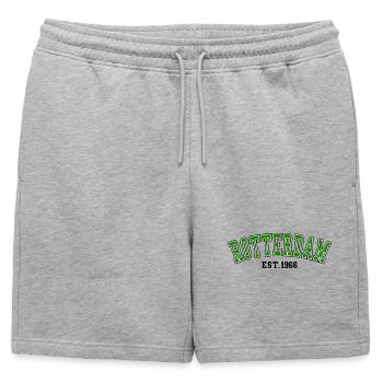 Fondation de Rotterdam en 1966 - Short de survêtement homme premium - gris chiné - Devant - AI Model Male 178 light (178cm)