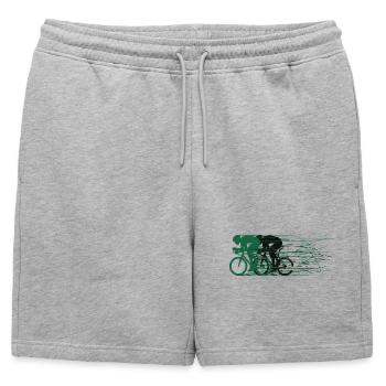 Vélo de route Vélo Vélo Sport Vélo VTT - Short de survêtement homme premium - gris chiné - Devant - AI Model Male 178 light (178cm)