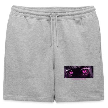 Je porterai ta douleur - Short de survêtement homme premium - gris chiné - Devant - AI Model Male 178 light (178cm)