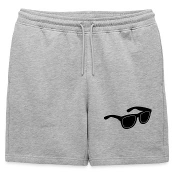 Lunettes de soleil - Short de survêtement homme premium - gris chiné - Devant - AI Model Male 178 light (178cm)