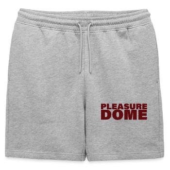 DOME DE PLAISIR - Short de survêtement homme premium - gris chiné - Devant - AI Model Male 178 light (178cm)