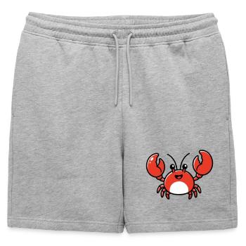 Club de fans humains IA - Short de survêtement homme premium - gris chiné - Devant - AI Model Male 178 light (178cm)