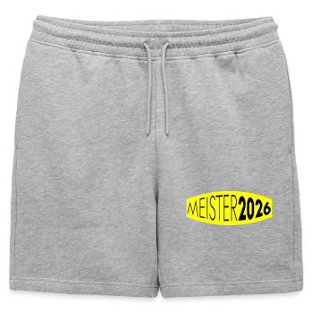 Champion 2026 Championship - Mens' Premium Organic Sweatshorts - heather grey - Front - AI Model Male 178 light (178cm)
