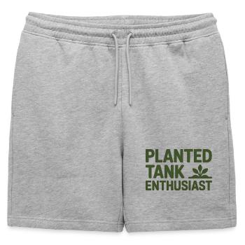 Cadeau pour passionnés d’aquariums plantés pour passionnés d’aquariums - Short de survêtement homme premium - gris chiné - Devant - AI Model Male 178 light (178cm)