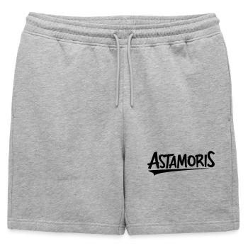 Astamoris. Antwerp dialect Shirts - Mens' Premium Organic Sweatshorts - heather grey - Front - AI Model Male 178 light (178cm)