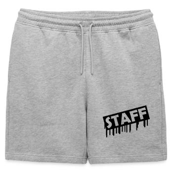 Personnel - Short de survêtement homme premium - gris chiné - Devant - AI Model Male 178 light (178cm)