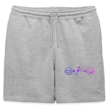 Idée de sports de pickleball pour les fans de la communauté de pickleball - Short de survêtement homme premium - gris chiné - Devant - AI Model Male 178 light (178cm)