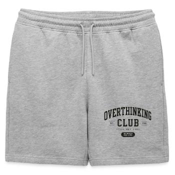 Club de réflexion excessive - Short de survêtement homme premium - gris chiné - Devant - AI Model Male 178 light (178cm)