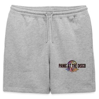 panique à la discothèque - Short de survêtement homme premium - gris chiné - Devant - AI Model Male 178 light (178cm)