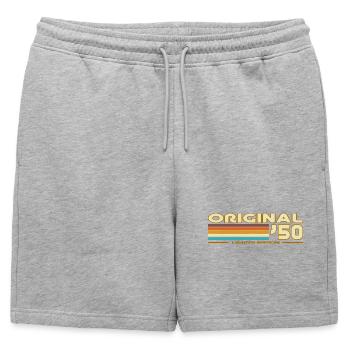 Original 50 Vintage Rainbow - Short de survêtement homme premium - gris chiné - Devant - AI Model Male 178 light (178cm)