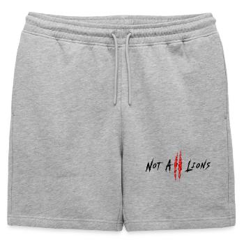 Tous les Lions ne sont pas... - Short de survêtement homme premium - gris chiné - Devant - AI Model Male 178 light (178cm)