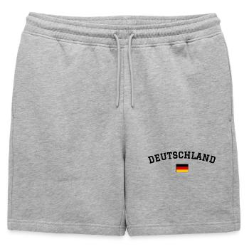 Minimum du drapeau allemand - Short de survêtement homme premium - gris chiné - Devant - AI Model Male 178 light (178cm)