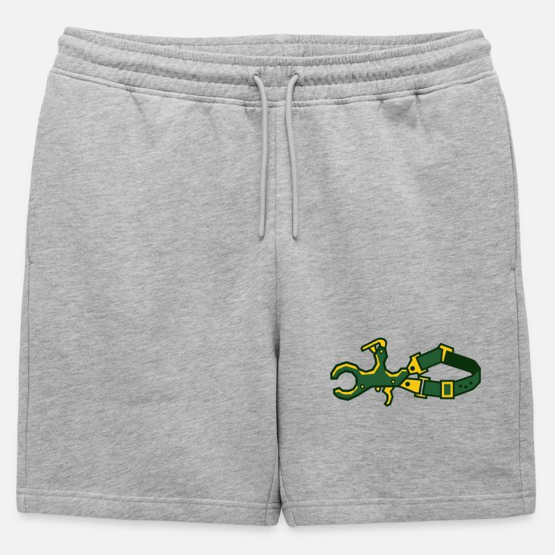 Release Bogenschießen Compoundbogen Schütze - Männer Premium Organic Sweatshorts - Grau meliert