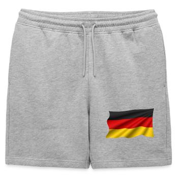 Drapeau allemand – Flottement - Short de survêtement homme premium - gris chiné - Devant - AI Model Male 178 light (178cm)