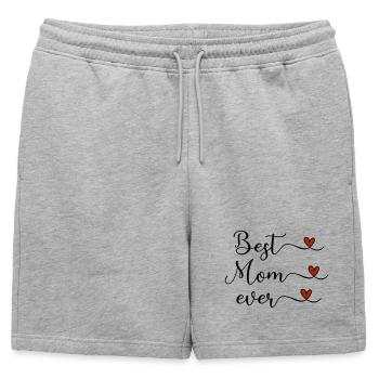 Meilleure maman - Short de survêtement homme premium - gris chiné - Devant - AI Model Male 178 light (178cm)