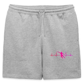 Cadeau de jeu de fistball pour le joueur de fistball - Short de survêtement homme premium - gris chiné - Devant - AI Model Male 178 light (178cm)