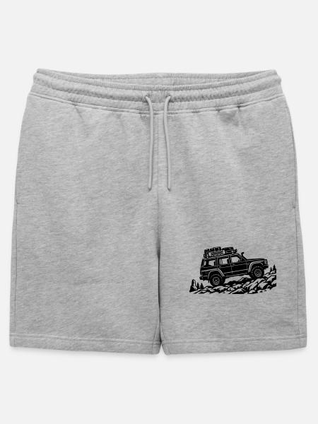 La puissance du sentier – tout-terrain - Short de survêtement homme premium - gris chiné