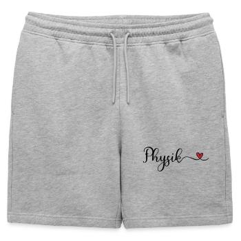 Physique - Short de survêtement homme premium - gris chiné - Devant - AI Model Male 178 light (178cm)