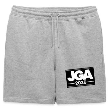 Jga 2026 Bachelor Party - Mens' Premium Organic Sweatshorts - heather grey - Front - AI Model Male 178 light (178cm)