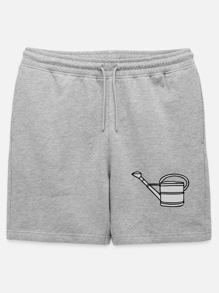 Arrosoir - Short de survêtement homme premium - gris chiné