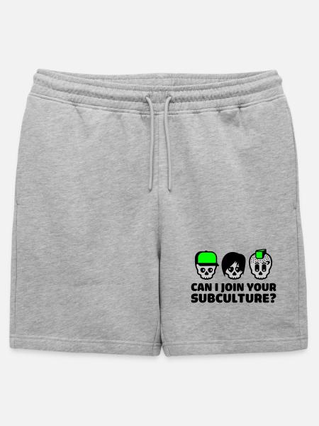 subculture - Mens' Premium Organic Sweatshorts - heather grey