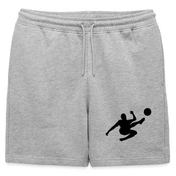 Généraux kick football - Short de survêtement homme premium - gris chiné - Devant - AI Model Male 178 light (178cm)
