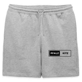 Lauser - Short de survêtement homme premium - gris chiné - Devant - AI Model Male 178 light (178cm)