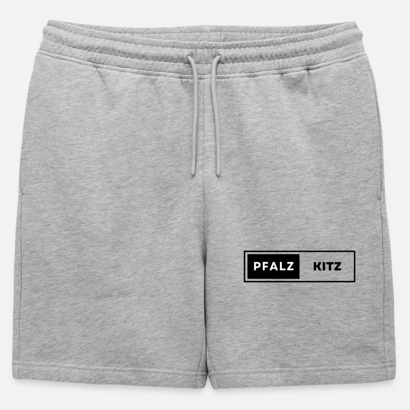 Lauser - Männer Premium Organic Sweatshorts - Grau meliert