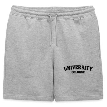 Université de Cologne - Short de survêtement homme premium - gris chiné - Devant - AI Model Male 178 light (178cm)