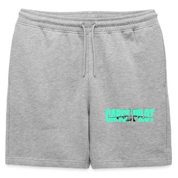 Pilote cargo C-17 - Short de survêtement homme premium - gris chiné - Devant - AI Model Male 178 light (178cm)